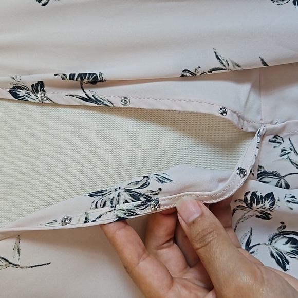 Wayf poplin floral top blouse size xsmall - Picture 10 of 16